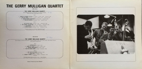 Gerry Mulligan Quartet ~ My Funny Valentine 1958-1962 (Vinyl) - Djungel & Jazz