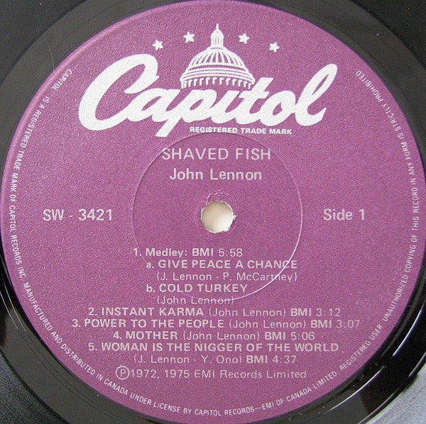 Lennon / Plastic Ono Band ~ Shaved Fish (Vinyl) - Djungel & Jazz