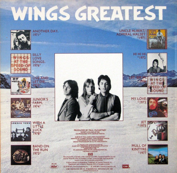 Wings  ~ Wings Greatest (Vinyl) - Djungel & Jazz