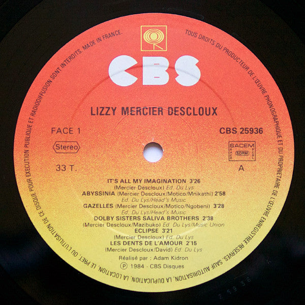 Lizzy Mercier Descloux ~ Lizzy Mercier Descloux (Vinyl) - Djungel & Jazz