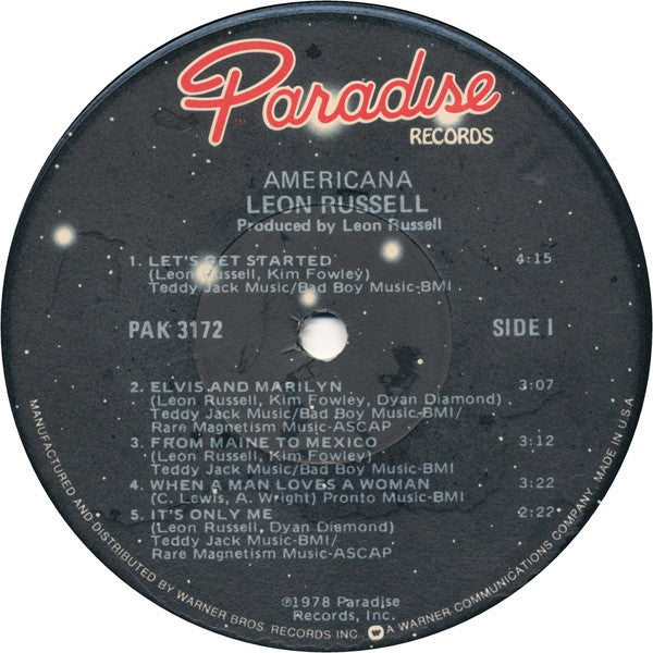 Leon Russell ~ Americana (Vinyl) - Djungel & Jazz
