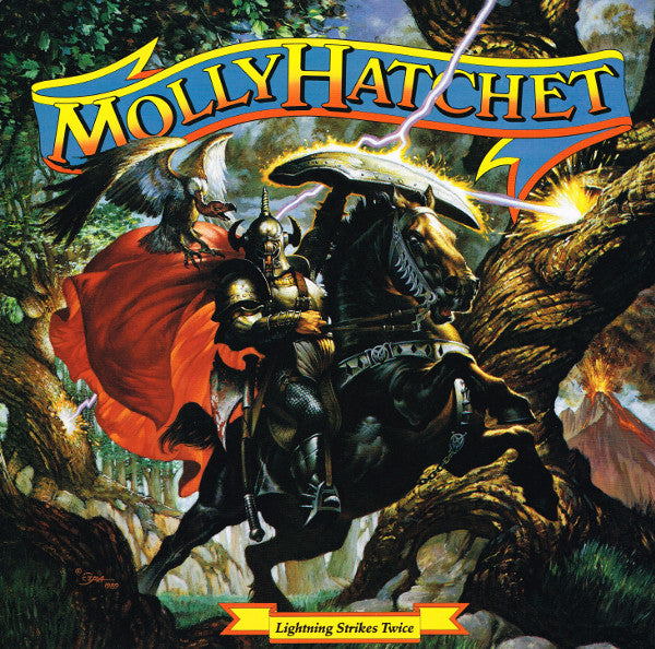 Molly Hatchet : Lightning Strikes Twice (LP, Album)