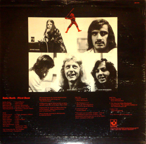 Babe Ruth ~ First Base (Vinyl) - Djungel & Jazz