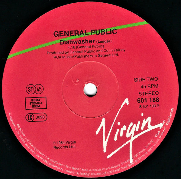General Public ~ General Public (Vinyl) - Djungel & Jazz