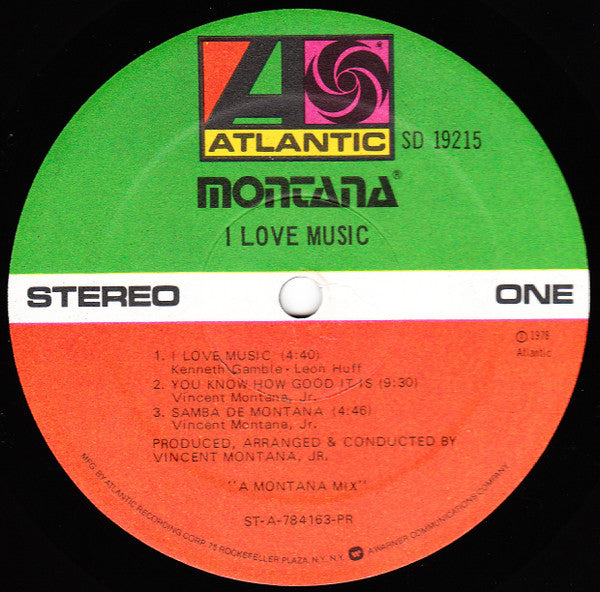 Montana ~ I Love Music (Vinyl) - Djungel & Jazz