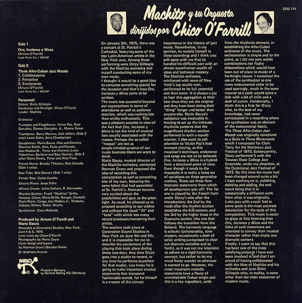 Dizzy Gillespie Y Machito ~ Afro-Cuban Jazz Moods (Vinyl) - Djungel & Jazz