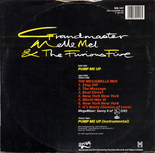 Grandmaster Melle Mel & The Furious Five ~ Pump Me Up (Vinyl) - Djungel & Jazz