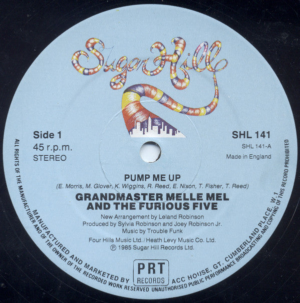 Grandmaster Melle Mel & The Furious Five ~ Pump Me Up (Vinyl) - Djungel & Jazz