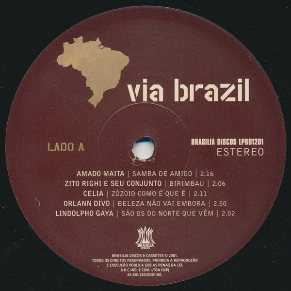 Various : Via Brazil (LP, Comp)