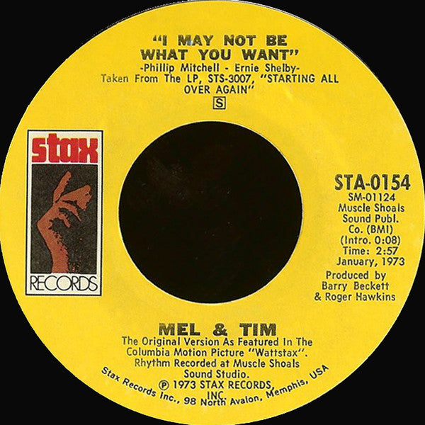 Mel & Tim ~ I May Not Be What You Want (Vinyl) - Djungel & Jazz