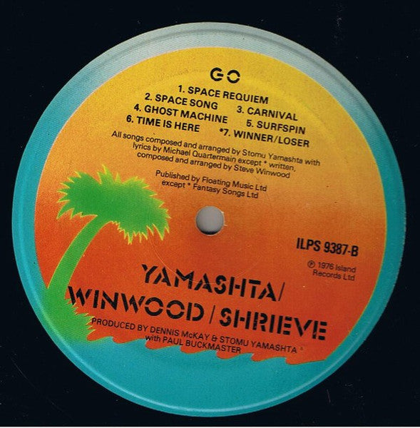 Stomu Yamashta* / Steve Winwood / Michael Shrieve : Go (LP, Album)