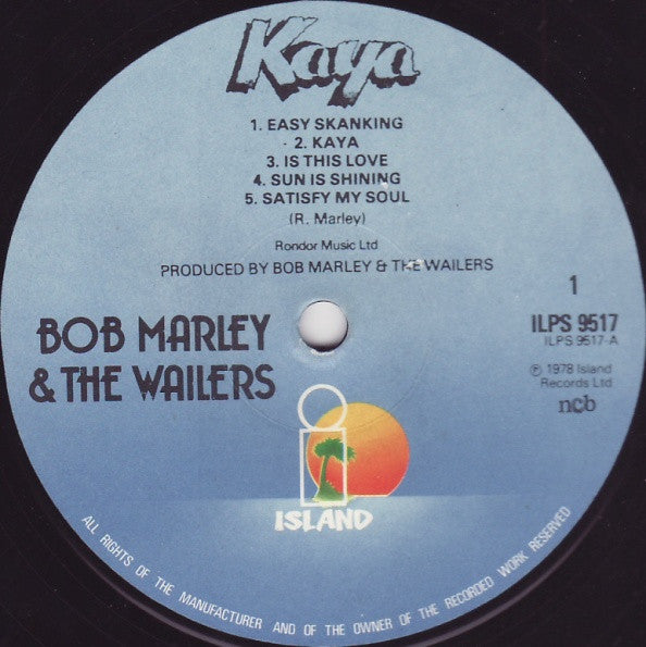 Bob Marley & The Wailers ~ Kaya (Vinyl) - Djungel & Jazz
