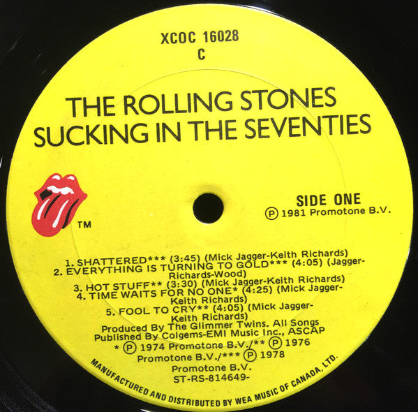 The Rolling Stones ~ Sucking In The Seventies (Vinyl) - Djungel & Jazz