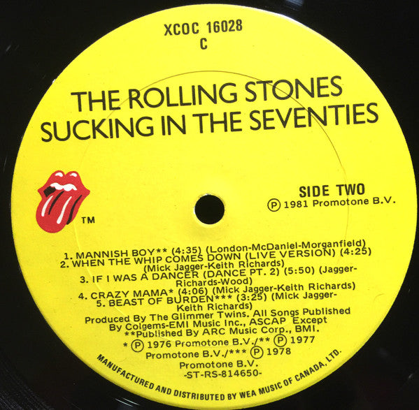 The Rolling Stones ~ Sucking In The Seventies (Vinyl) - Djungel & Jazz