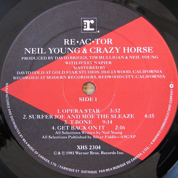 Neil Young & Crazy Horse ~ Reactor (Vinyl) - Djungel & Jazz