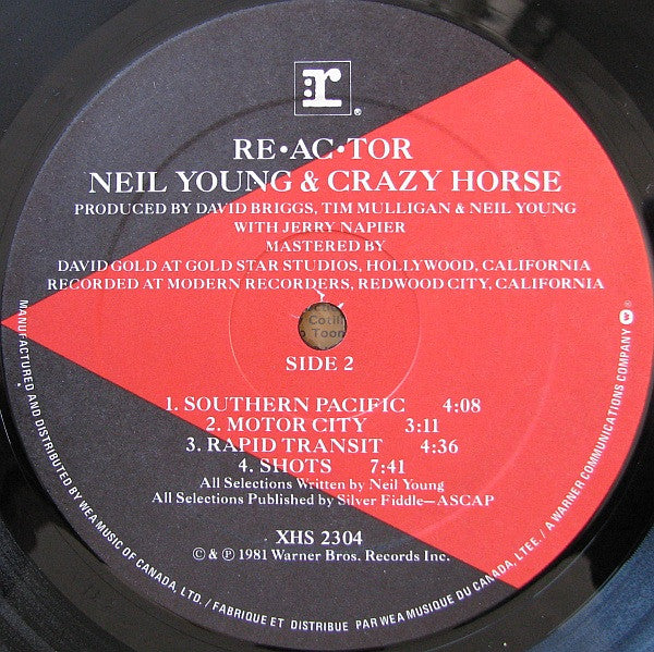 Neil Young & Crazy Horse ~ Reactor (Vinyl) - Djungel & Jazz