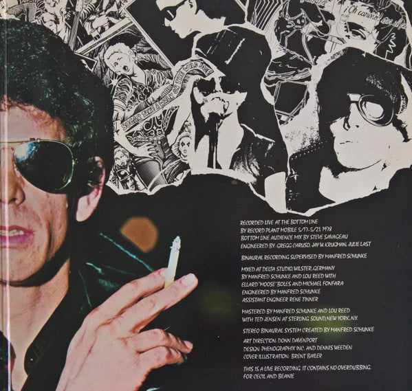 Lou Reed ~ Lou Reed Live - Take No Prisoners (Vinyl) - Djungel & Jazz