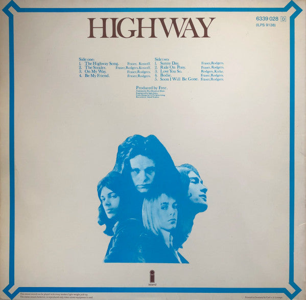 Free ~ Highway (Vinyl) - Djungel & Jazz