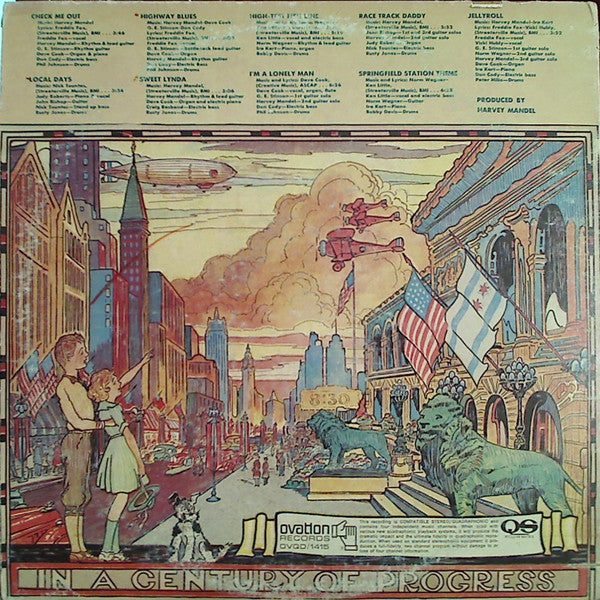 Harvey Mandel : Get Off In Chicago (LP, Album, Quad, Gat)