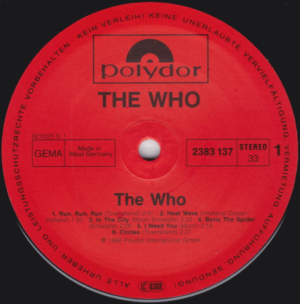 The Who ~ The Who (Vinyl) - Djungel & Jazz