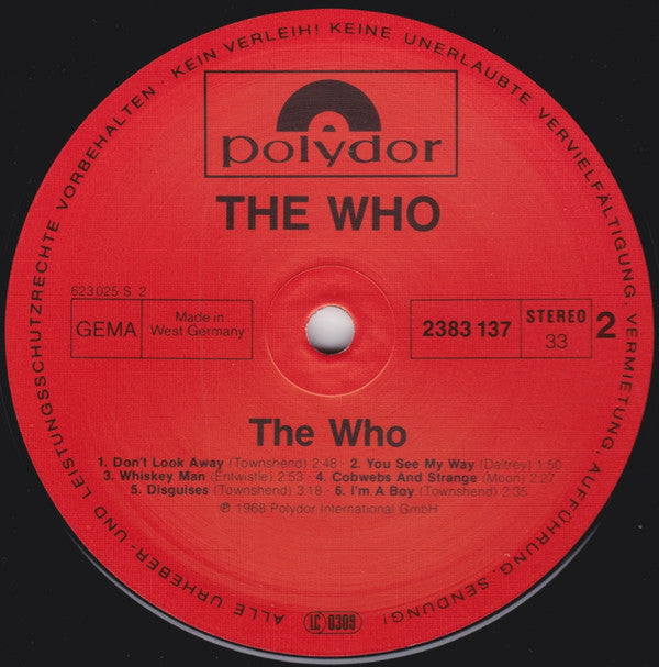 The Who ~ The Who (Vinyl) - Djungel & Jazz