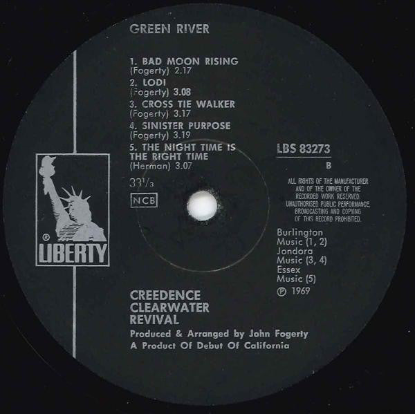 Creedence Clearwater Revival : Green River (LP, Album)