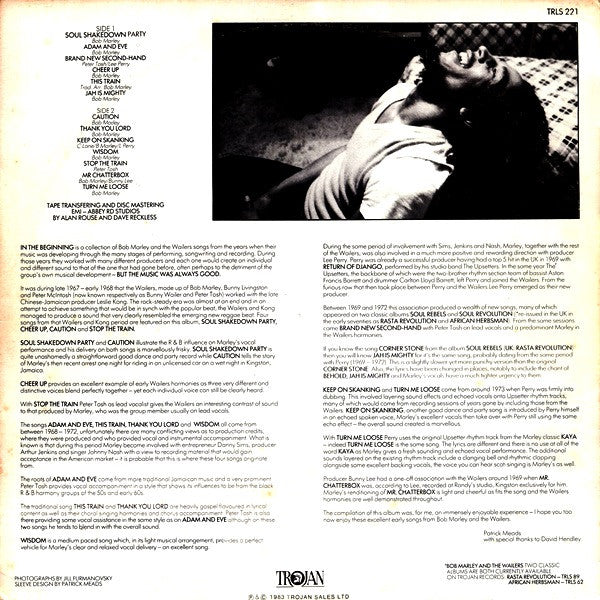 Bob Marley & The Wailers : In The Beginning (LP, Comp)