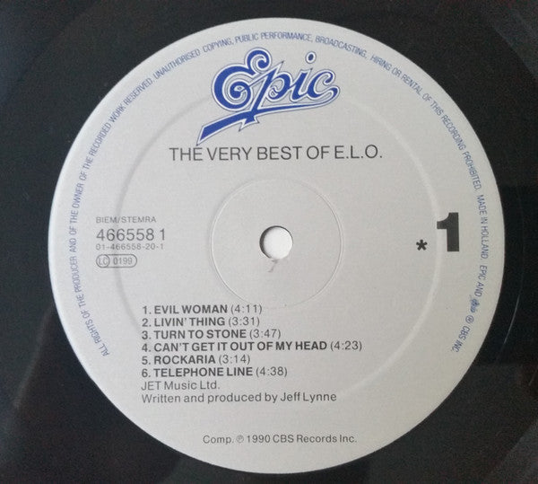 The Electric Light Orchestra ~ The Very Best Of The Electric Light Orchestra (Vinyl) - Djungel & Jazz