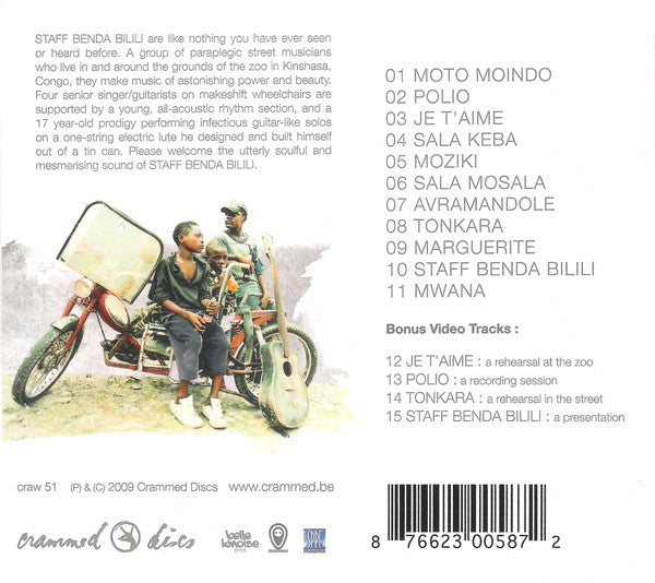 Staff Benda Bilili : Très Très Fort (CD, Album, Enh, Dig)