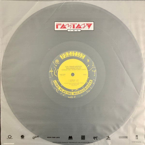 Idrees Sulieman, Webster Young, John Coltrane, Bobby Jaspar With Mal Waldron, Kenny Burrell, Paul Chambers (3), Art Taylor : Interplay For 2 Trumpets And 2 Tenors (LP, Album, RE, RM, RP)
