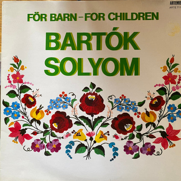 Béla Bartók, Janos Solyom ~ För Barn - For Children (Vinyl) - Djungel & Jazz
