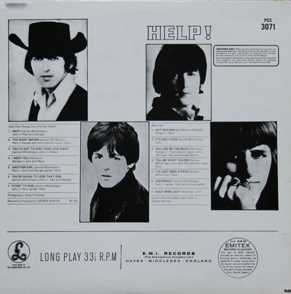 The Beatles ~ Help! (Vinyl) - Djungel & Jazz