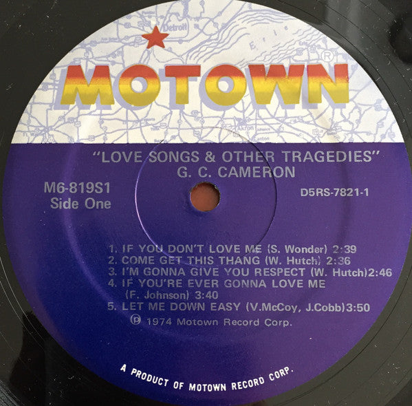 G.C. Cameron ~ Love Songs & Other Tragedies (Vinyl) - Djungel & Jazz