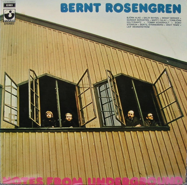 Bernt Rosengren ~ Notes From Underground (Vinyl) - Djungel & Jazz