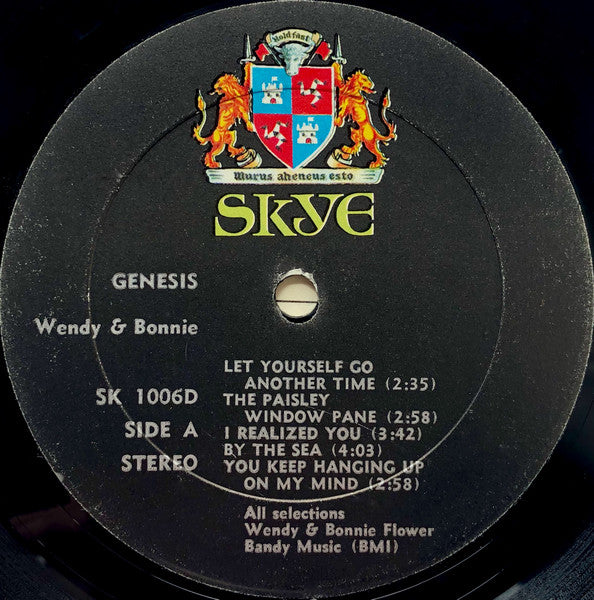 Wendy & Bonnie : Genesis (LP, Album, Son)