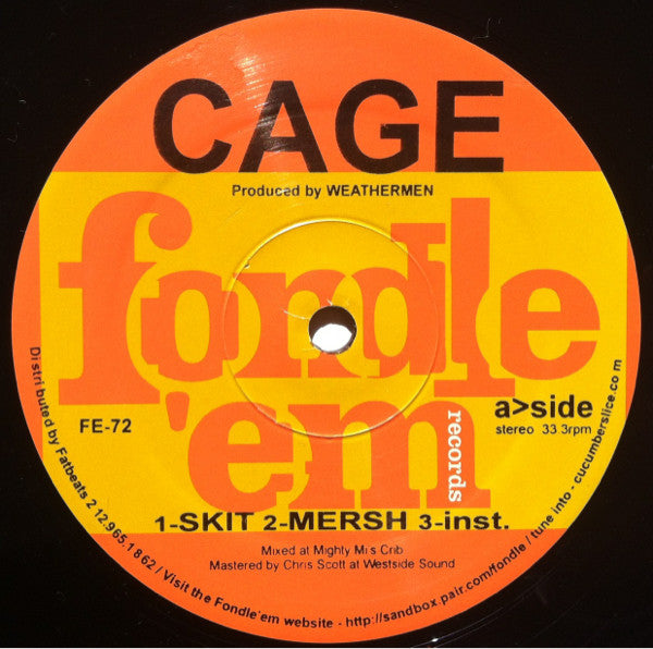 Cage ~ Mersh (Vinyl) - Djungel & Jazz