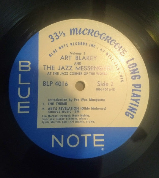 Art Blakey & The Jazz Messengers ~ At The Jazz Corner Of The World Vol. 2 (Vinyl) - Djungel & Jazz