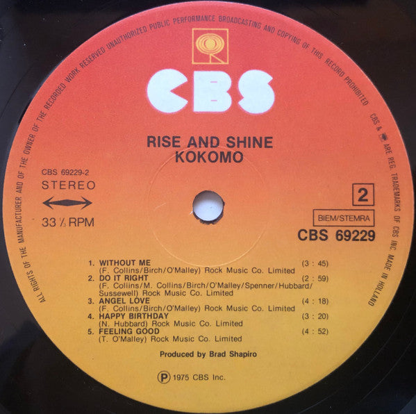 Kokomo ~ Rise And Shine (Vinyl) - Djungel & Jazz