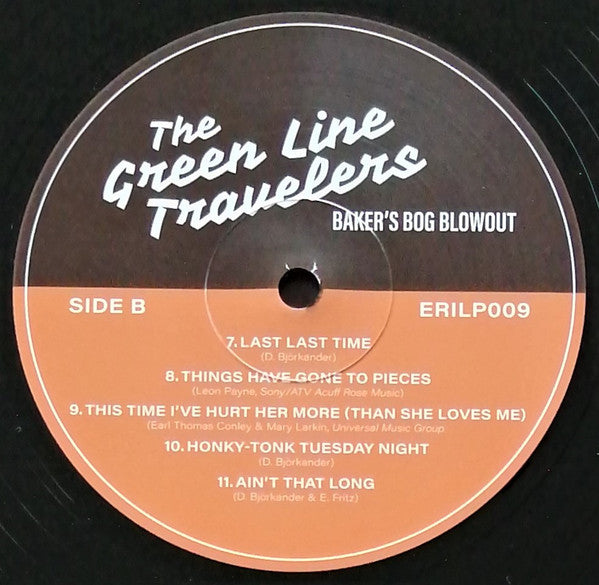 The Green Line Travelers ~ Baker's Bog Blowout (Vinyl) - Djungel & Jazz