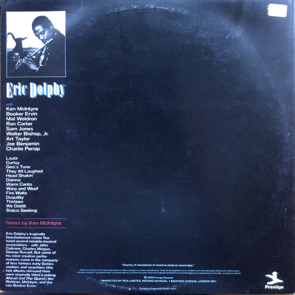 Eric Dolphy ~ Fire Waltz (Vinyl) - Djungel & Jazz