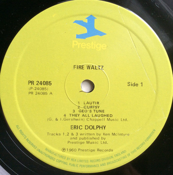 Eric Dolphy ~ Fire Waltz (Vinyl) - Djungel & Jazz