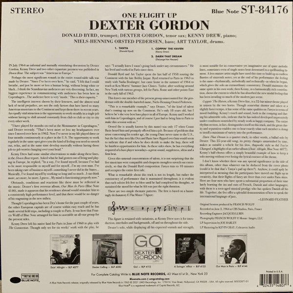 Dexter Gordon ~ One Flight Up (Vinyl) - Djungel & Jazz