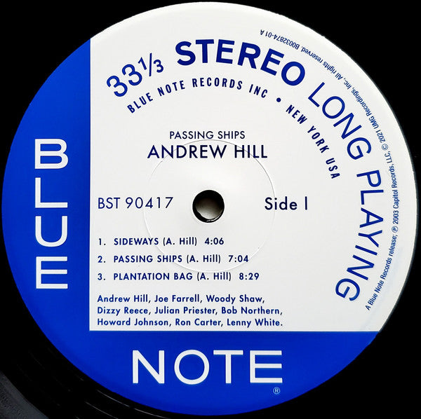 Andrew Hill ~ Passing Ships (Vinyl) - Djungel & Jazz