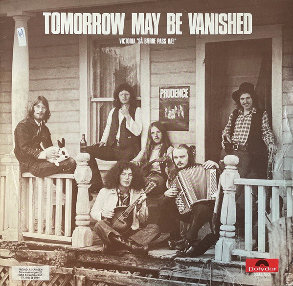 Prudence  ~ Tomorrow May Be Vanished (Vinyl) - Djungel & Jazz