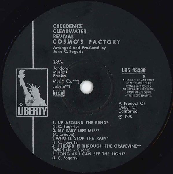 Creedence Clearwater Revival : Cosmo's Factory (LP, Album)