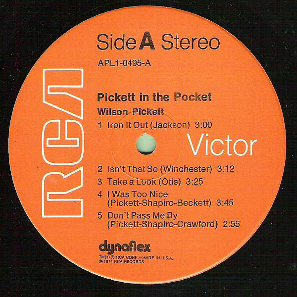 Wilson Pickett ~ Pickett In The Pocket (Vinyl) - Djungel & Jazz
