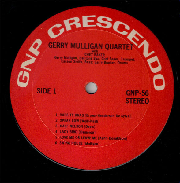 Gene Norman Presents Gerry Mulligan With Chet Baker Special Added Attraction! Buddy DeFranco And His Quartet With Voices ~ Gerry Mulligan Quartet / Buddy DeFranco Quartet (Vinyl) - Djungel & Jazz