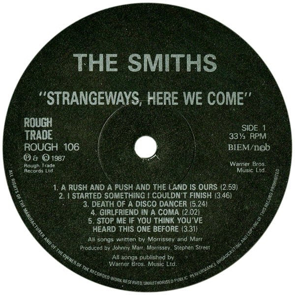 The Smiths : Strangeways, Here We Come (LP, Album)