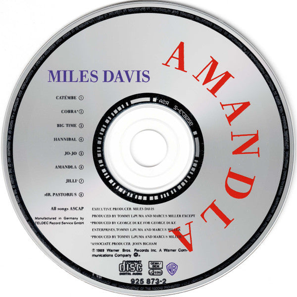 Miles Davis ~ Amandla (Vinyl) - Djungel & Jazz