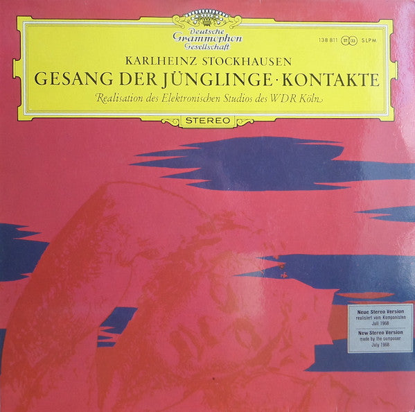 Karlheinz Stockhausen : Gesang Der Jünglinge / Kontakte (LP, Album, RE)